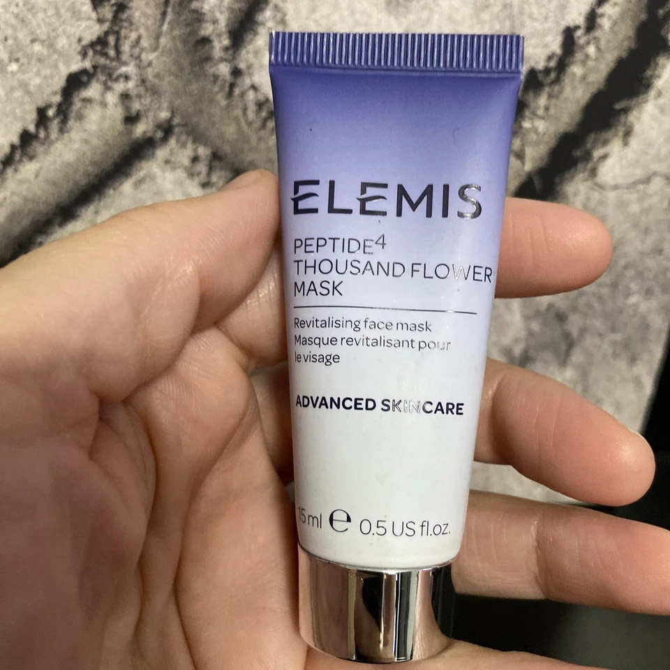 NEW ELEMIS PEPTIDE 4 THOUSAND FLOWER MASK REVITALIZING FACE MASK .5 OZ - Image 2 of 4