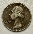 1965 Washington Quarter Black Beauty Philadelphia Business Strike KM#164