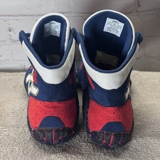 ASICS Aggressor 1 OG Wrestling Shoes RWB Red White Blue Worn Once Size 10.5 RARE