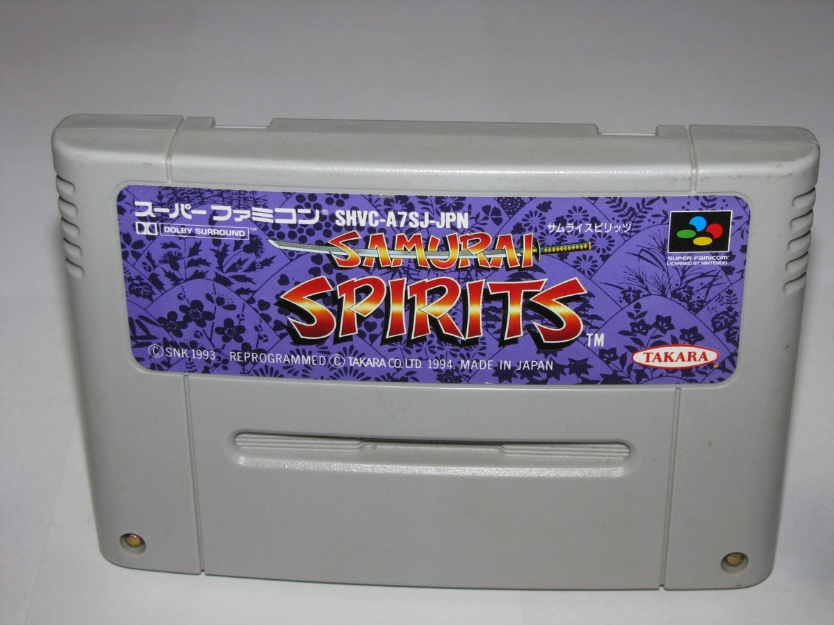 Samurai Spirits (Samurai Shodown) Super Famicom SFC Japan import