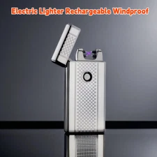 Dual Arc Lighter Rechargeable Electric Lighter for Aroma Candle Camping Outdoor