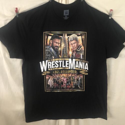 WWE WRESTLEMANIA 39 I WAS THERE SHIRT XL HOLLYWOOD LOS ANGELES