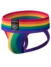 Men's Rainbow Thong Jockstrap - A Fun and Playful To Your Underwear Collection