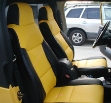 For 20032006 Jeep Wrangler Seat Covers - 2 Front Tj Sahara S.leather 13 Colors For 20032006 Jeep Wrangler Seat Covers - 2 Front Tj Sahara S.leather 13 Colors
