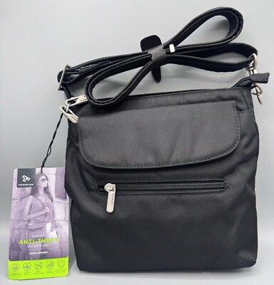 Travelon Anti-Theft Classic Mini Shoulder Bag, Black