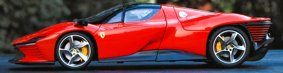 1 18 Ferrari Race Car Racing Racer 24 LeMans Custom Built Metal Body ModelV12 - Image 3 of 4