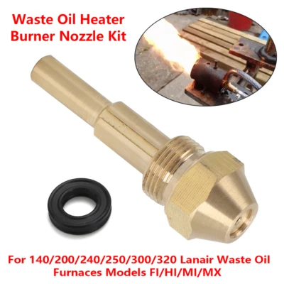 JUNOMABIX For 140/200/240/250/300/320 Lanair MI/MX 9-5 Waste Oil Heater Burner Nozzle Kit