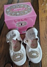 Lelli Kelly Magiche Ballerinas Mädchen Kinder Gr. 30 weiß mit Strasssteinen 