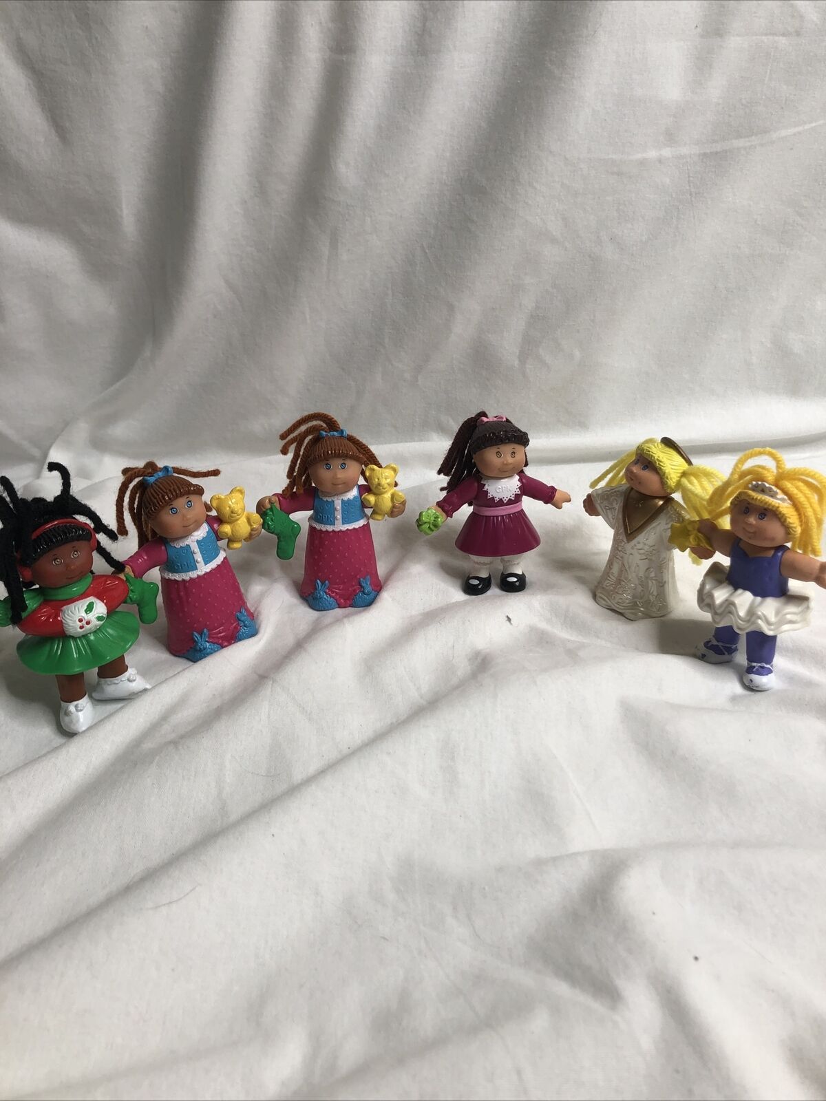 Cabbage Patch Kids Lot of 6 Figures Vintage McDonalds Happy Meal Toys 1992 93 94