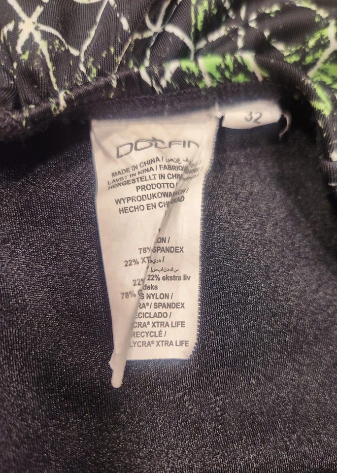 Traje de baño Dolfin niñas 1 pieza talla 32 usado equipo de natación competencia atlético usado en excelente estado Foto 3 de 4