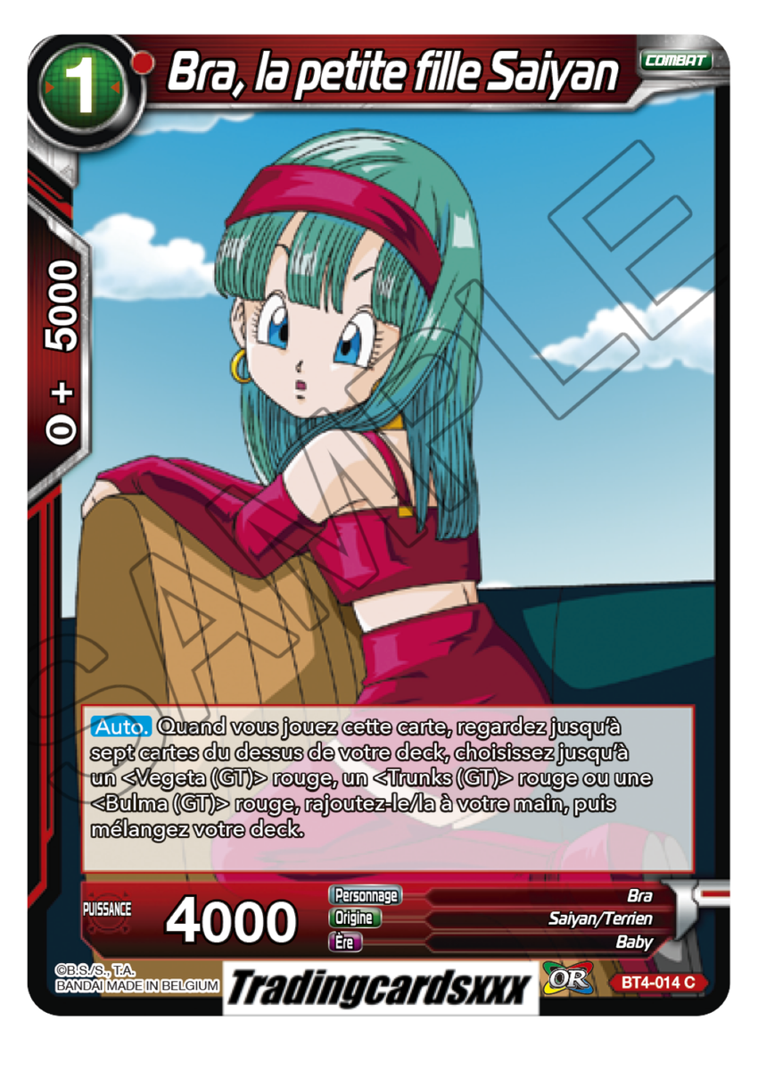 DRAGON BALL SUPER Card BT18-148-GDR Bardock, commencement de la légende