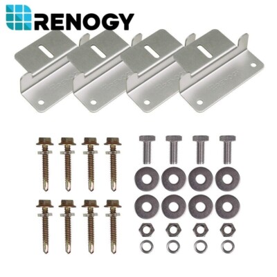 4 PCS RENOGY Vier St. Z-Halterung für Installation ein Set