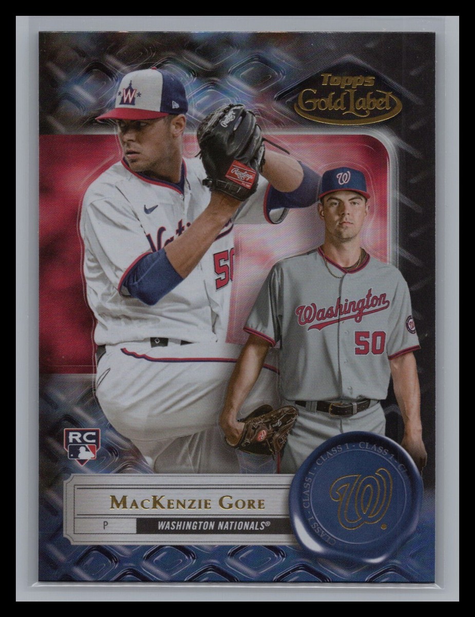2022 Topps Gold Label #19 MacKenzie Gore Class 1 BLACK