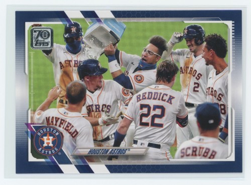 2021 Topps Series 1 & Series 2 MLB Walmart Royal Blue #1-330 - Complete Your Set - Picture 26 of 28