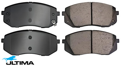 ULTIMA FRONT CERAMIC BRAKE PAD SET FOR KIA CARENS FG 7H D4EA TURBO DIESEL 2.0 I4