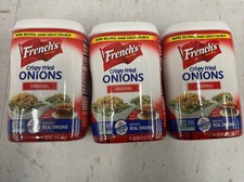 3 French's Original Crispy Fried Onions, 2.8 oz