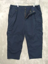 5.11 Tactical Pants Mens 40x25 Blue Taclite Pro Ripstop Cargo Military Hemmed