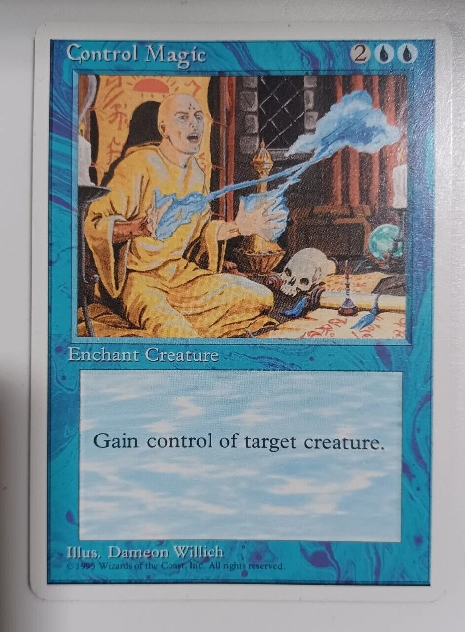 Control Magic - LP - Magic the Gathering MTG - Fourth Edition M-504