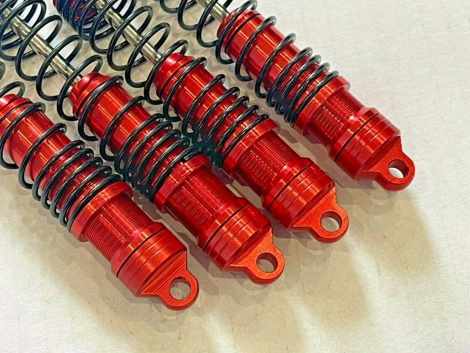 Amortiguadores Big Bore de alto rendimiento para 1/10 Arrma SENTON 4x4 3S BXL rojo  Foto 2 de 4