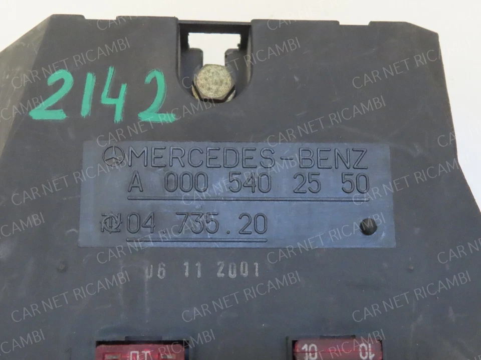 A0005402550 CENTRALINA PORTA FUSIBILI BODY COMPUTER MERCEDES-BENZ SPRINTER B904 - Immagine 2 di 4