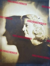 1947 Woman Witch Shadow OOAK 8” x 10” Sepia Photograph Signed By M.L. Hipp