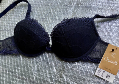 Chantelle Merci Push Up Bra 3857 Blue 32B NWT $115