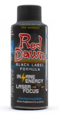 Reddawn Energy Limited Edition BLACK LABEL Liquid Shots 2oz 3 Pack