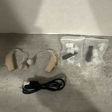 GINSER Hearing Amplifiers for Seniors, Rechargeable Hearing Aids w/ Noise Cancel