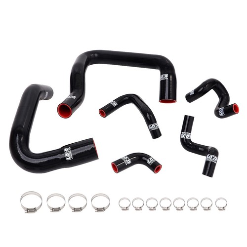 Silicone Radiator Hose Piping Kit Fit For 1986-1993 Mustang GT LX Cobra V8/V6 MT - Picture 3 of 12