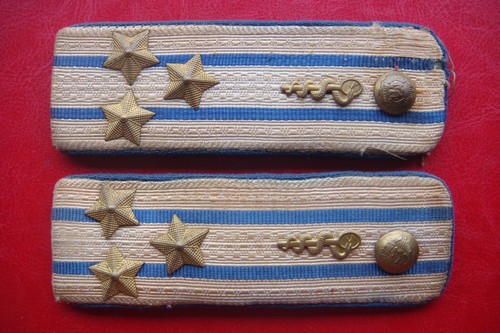ROMANIA COMMUNIST RSR STATE SECURITY Military Doctor Officer Pair of epaulettes - Picture 3 of 19