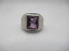 Sterling Silver Imitation Alexandrite Ring