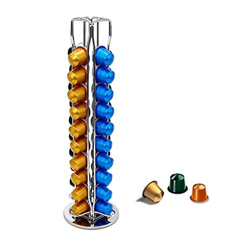 EXZACT Supporti per Capsule Compatibile con capsule caffè Nespresso (v9C)