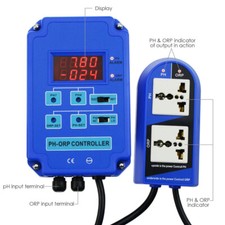 Digital Aquarium PH/ORP Controller pH Tester ORP Redox Meter Output Relay NEW