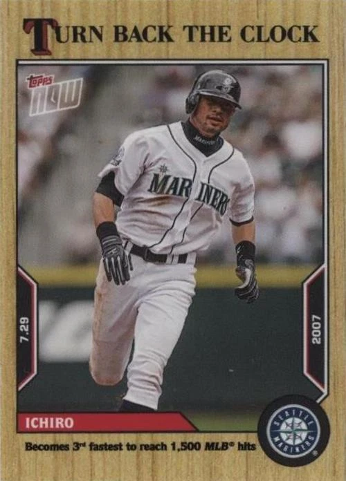 2022 Topps Now Turn Back the Clock - Ichiro Suzuki #121 for sale