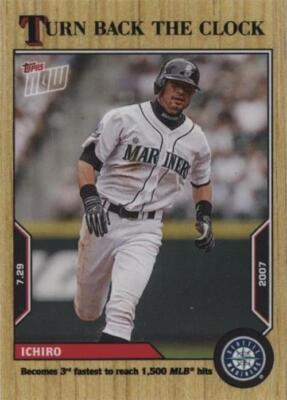 2022 Topps Now Turn Back the Clock - Ichiro Suzuki #121 for sale