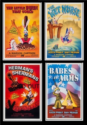 ROGER RABBIT Hermans Shermans BABES IN ARMS Wet Nurse LITTLE INJUN ...
