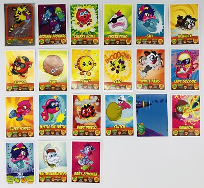 Moshi Monsters Mash Up! Topps - lot of 21 Trading Cards | eBay