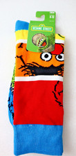 Bioworld Sesame Street Crew Socks Three Characters New Shoe Size 8-12 Multicolor