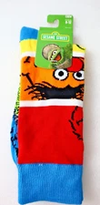 Bioworld Sesame Street Crew Socks Three Characters New Shoe Size 8-12 Multicolor