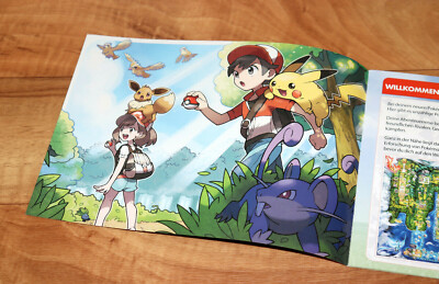 Pokémon Let's Go, Pikachu! and Let's Go, Eevee Ad Booklet Flyer