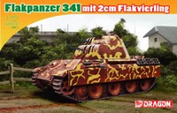 Flakpanzer 341 Mit 2Cm Tank 1:72 Kunststoff Modell Kit Dragon Models
