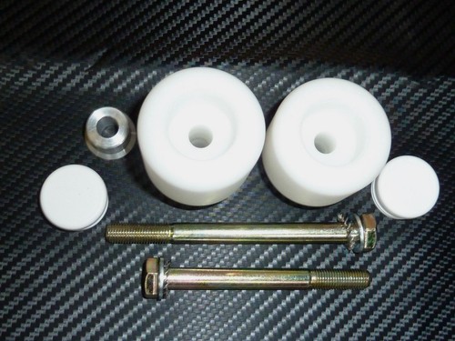 SUZUKI GSXR750 K6 K7 K8 K9 L0 WHITE FAIRING SLIDERS CRASH MUSHROOM BOBBINS x38 - Picture 5 of 6
