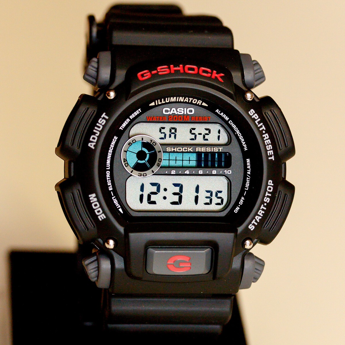 Casio DW-9052-1V Mens G-Shock Chronograph Watch 200M WR Casio DW-9052-1V Mens G-Shock Chronograph Watch 200M WR
