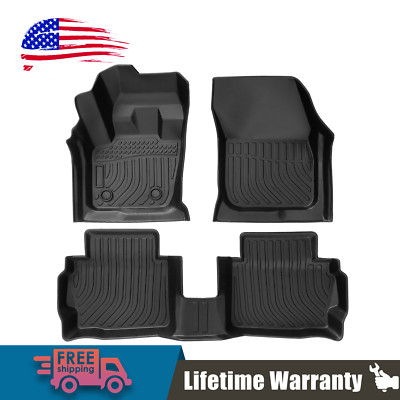 3D Laser Floor Mats for 2013-2016 Ford Fusion 1st & 2nd Rows All Weather Liners