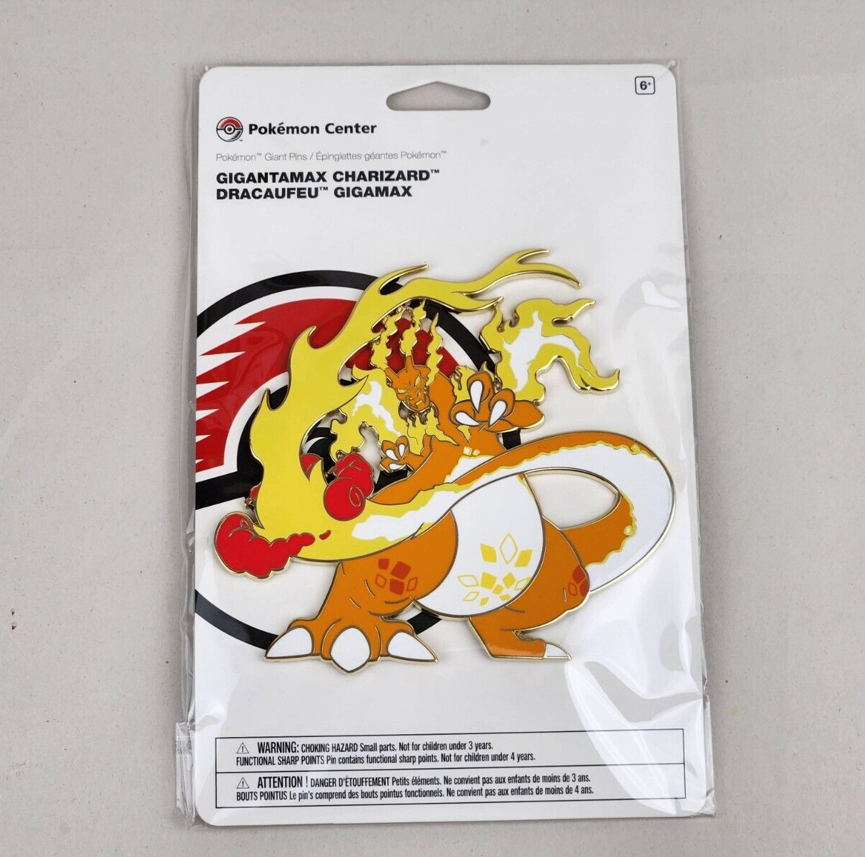 Pokémon Giant Pins: Gigantamax Eevee Oversize Pin