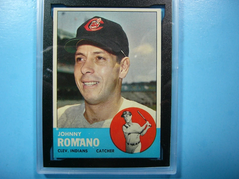 1963 TOPPS MLB BASEBALL CARD #72 JOHNNY ROMANO KSA 8.5 NM/MINT+ SHARP+ '63 TOPPS - Image 3 of 4