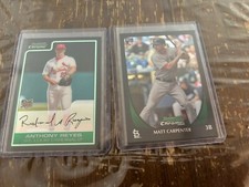 2011 Bowman Chrome Matt Carpenter St Louis Cardinals Rookie Cards Anthony Reyes