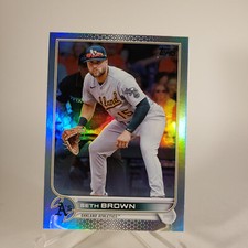 2022 Update Base Rainbow Foil #US166 Seth Brown Oakland Athletics