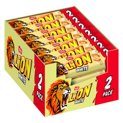 Lion  White 2 Pack  28x60g im Karton