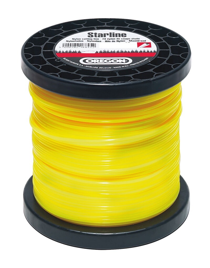 Freischneider Mähfaden sternförmig 2,4 mm x 332m Oregon Starline gelb Motorsense